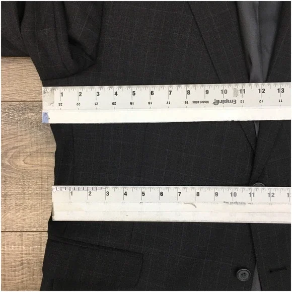 JB BRITCHES Mens Blazer Sport Coat Casual Jacket Size 46R Two Button‎ Wool Suit